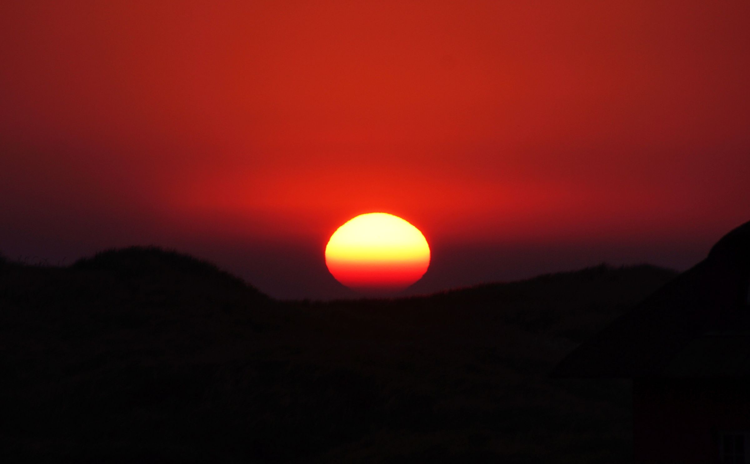 Sonnenuntergang Vejers Strand von Violvej