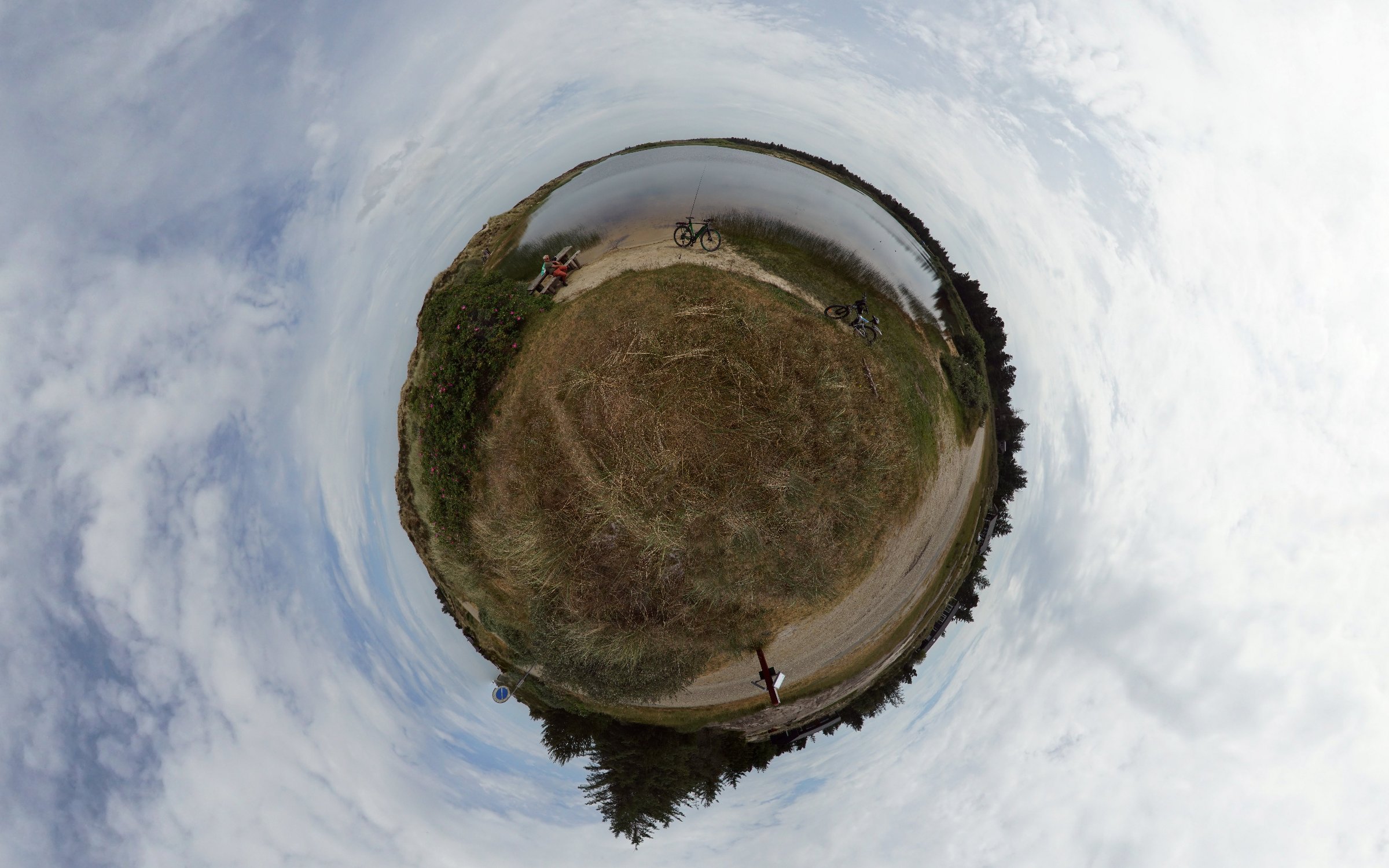 Fischteich Vejers Strand Dänemark