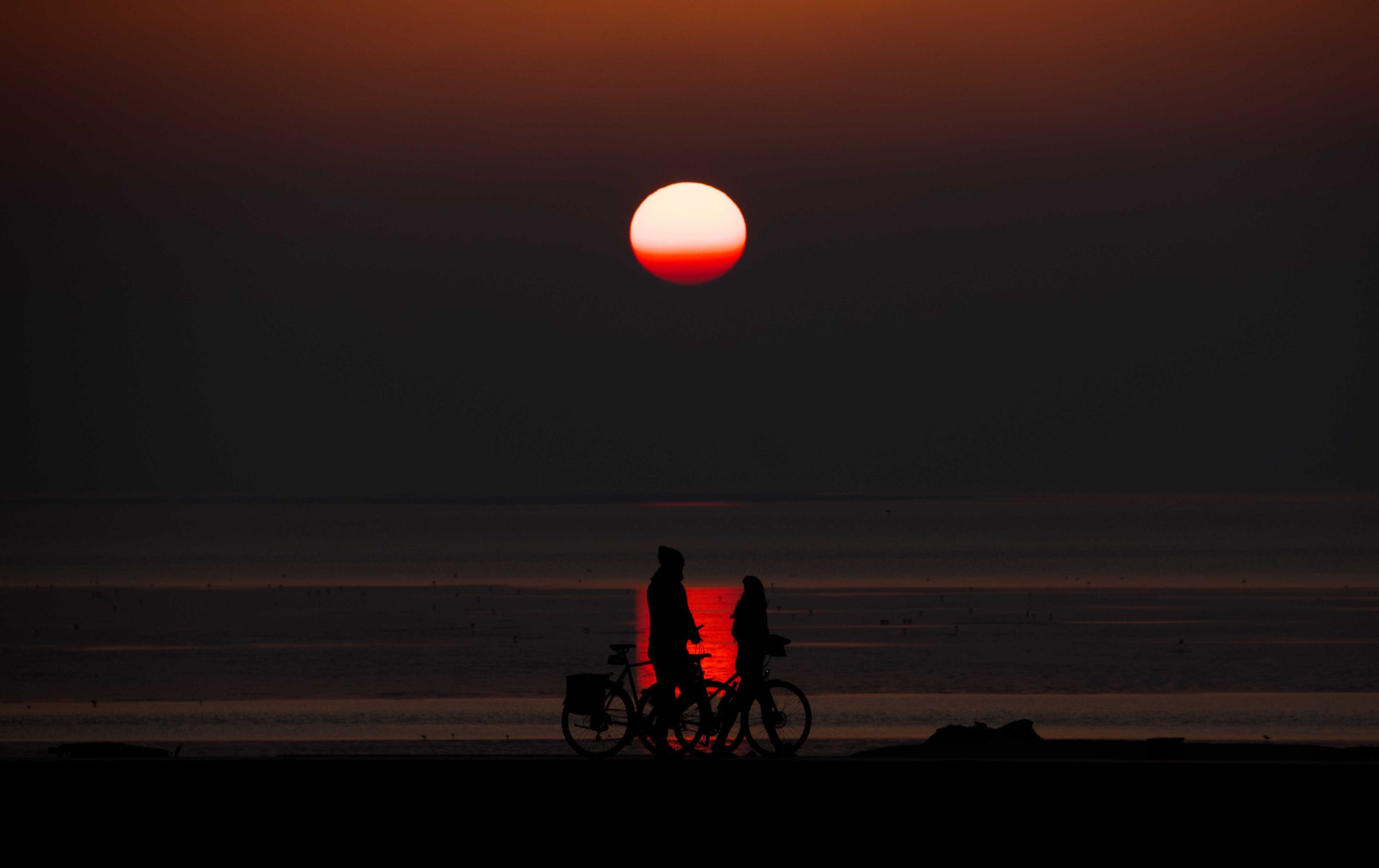 Sonnenuntergang in Norddeich - Norden