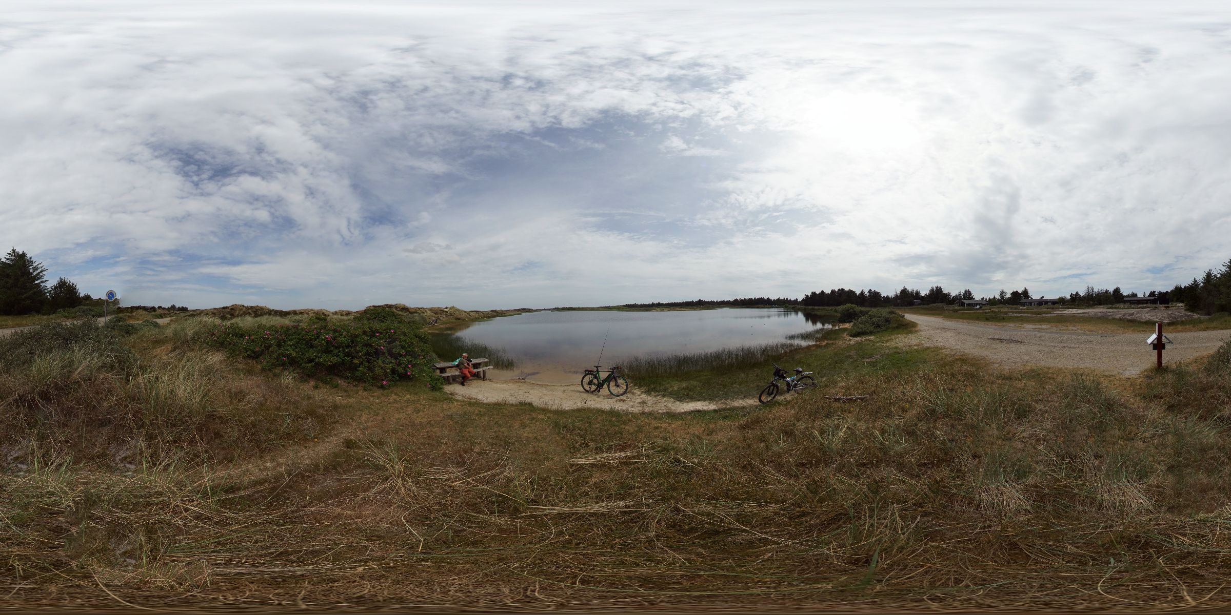 Fischteich Vejers Strand Dänemark